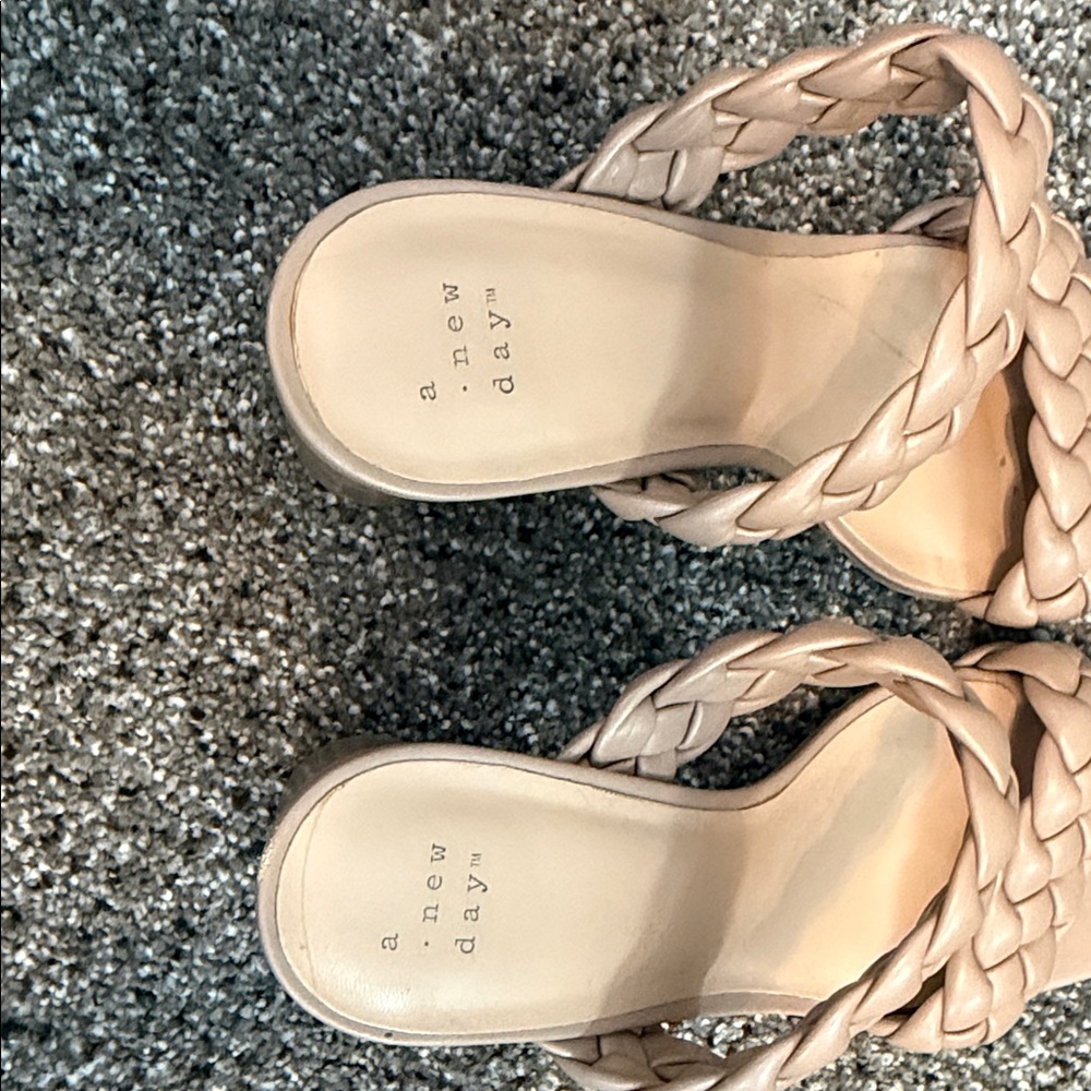 a new day Tan Braided Strap Sandals - Picture 7 of 7